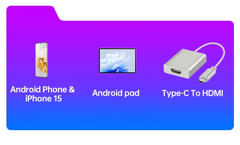 Cross-border car-machine interconnection carplay box wireless adapter car smart box android auto adapter vision 9