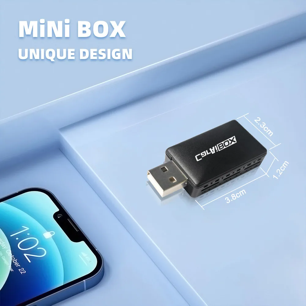 Wireless CarPlay Android auto car AI box USB conversion and Bluetooth WiFi navigation 6