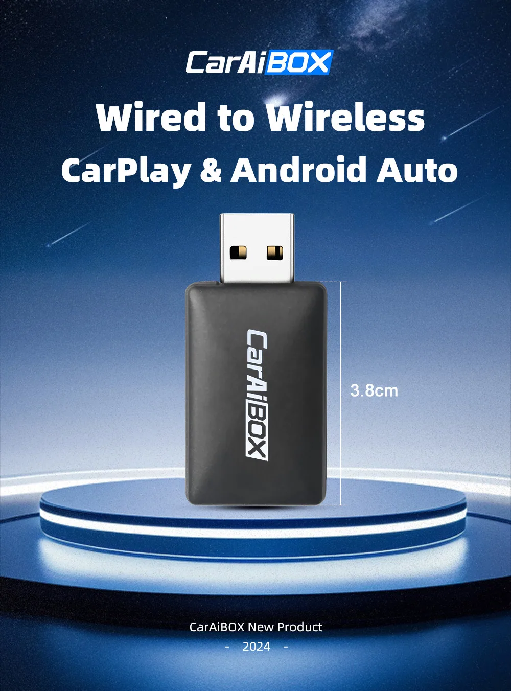Wireless CarPlay Android auto car AI box USB conversion and Bluetooth WiFi navigation 13