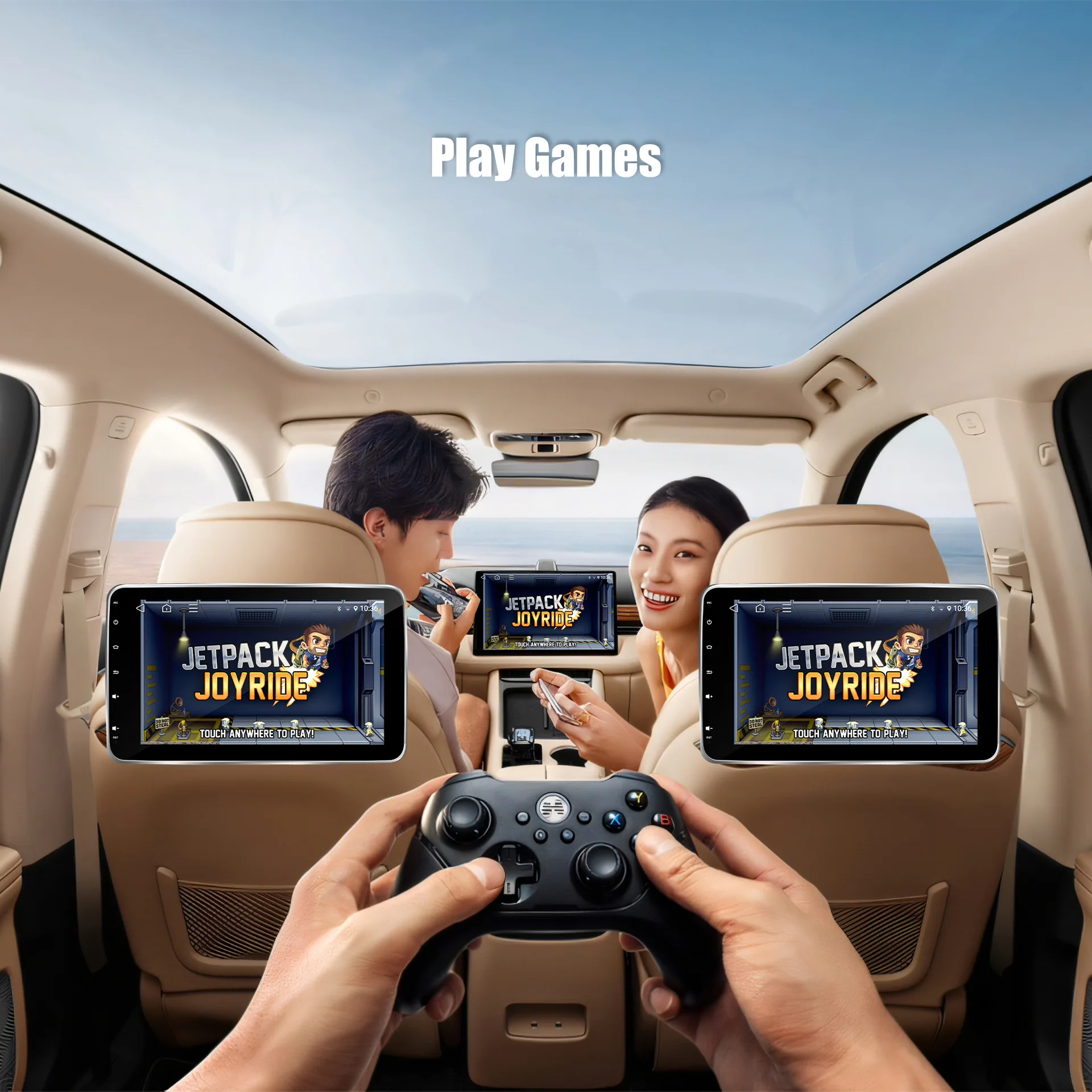 Cross-border multi-functional motorcycle car navigation carplay dash cam car bluetooth mp5 player 12