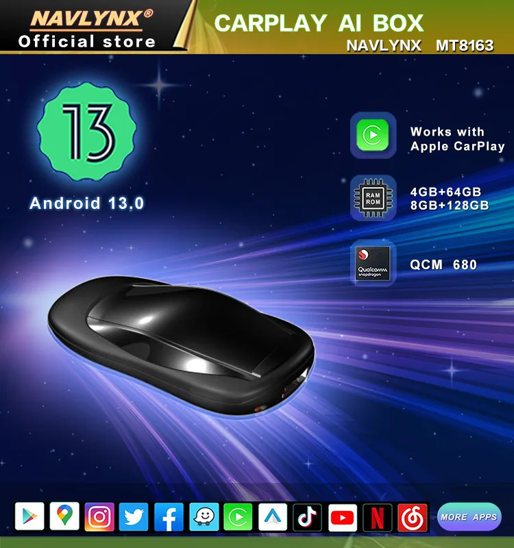 carplay box Ai box 2+32 MT8163 GPS 8