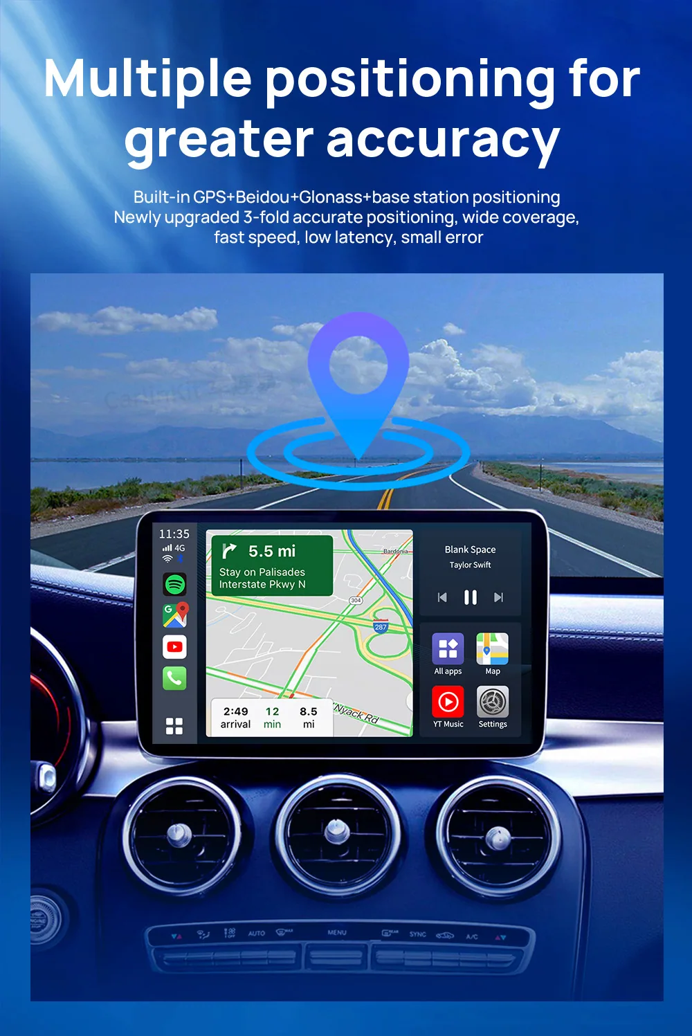 TBOX LED Wireless Carplay Box Ai box 4+64 Qualcomm 6225 13