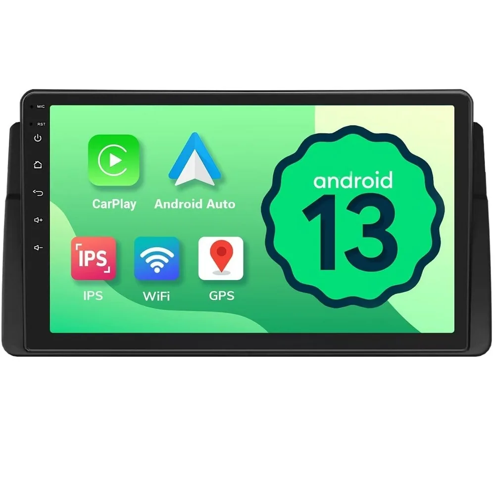 It is suitable for BMW E46 large-screen carplay car Android GPS navigation reversing image all-in-one machine in 98~06 2
