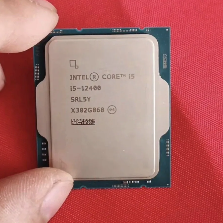 i5 12400 Loose CPU Computer Processor 6 Cores 12 Threads Support Motherboard H610B660 Applicable 6