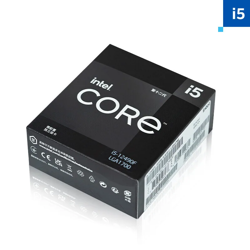 Intel/Intel I5-12490F Boxed CPU Clocked at 3GHz for H610/B660/Z690 motherboards 3