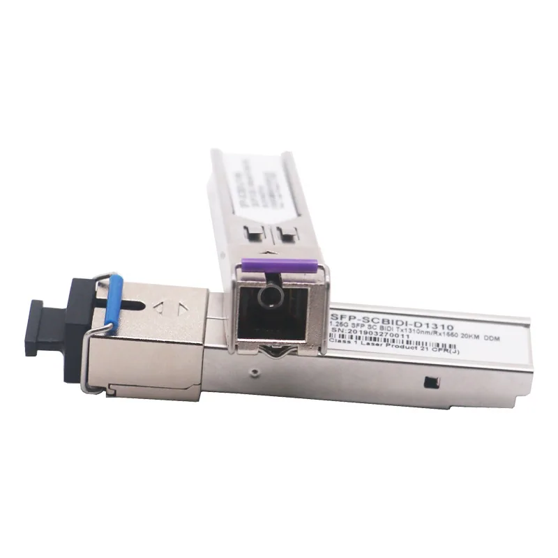 Gigabit Optical Transceiver Wholesale 1.25G Single-Mode SC Fiber Optic Module 20km Compatible with Huawei H3C Ruijie Switch 3