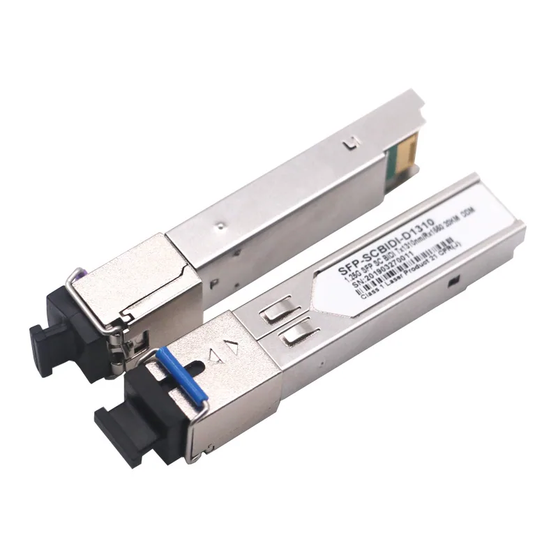 Gigabit Optical Transceiver Wholesale 1.25G Single-Mode SC Fiber Optic Module 20km Compatible with Huawei H3C Ruijie Switch 2