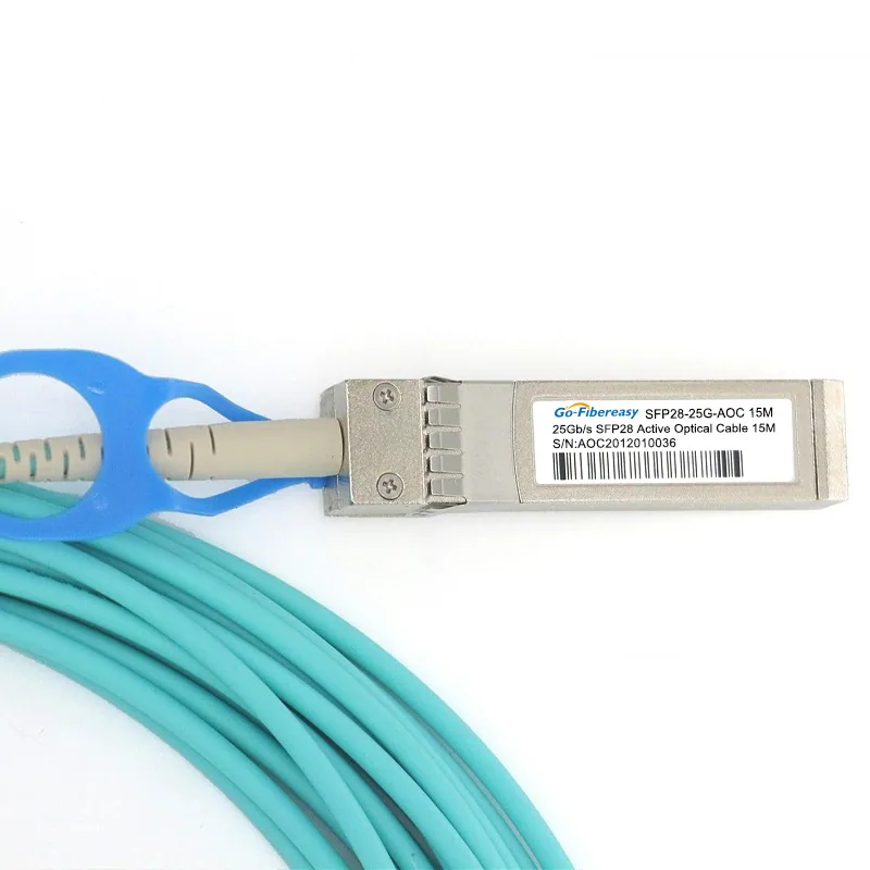 The SFP28-25G AOC active optical cable is used for data room stacking and connection cables, which are compatible with Huawei H3 5
