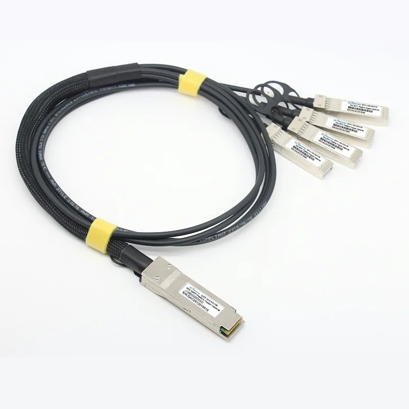 40G DAC High-Speed Cable QSFP+ to 4xSFP+ Branch Stacking Cable Passive Copper Cable is compatible with Huawei Mai 5