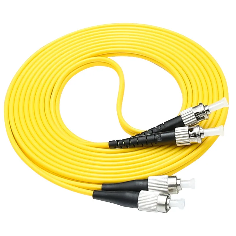 Single mode double core SC-SC fiber patch cord pigtail wire wholesale carrier grade large square mouth 3m 5m fiber optic cable 4