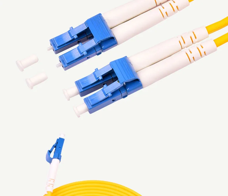 Wholesale 100 Gigabit Fiber Optic Patch Cord LC-LC Single Mode Home Monitoring Fiber Optic Pigtail Patch Cord 1m/3m Optional 16