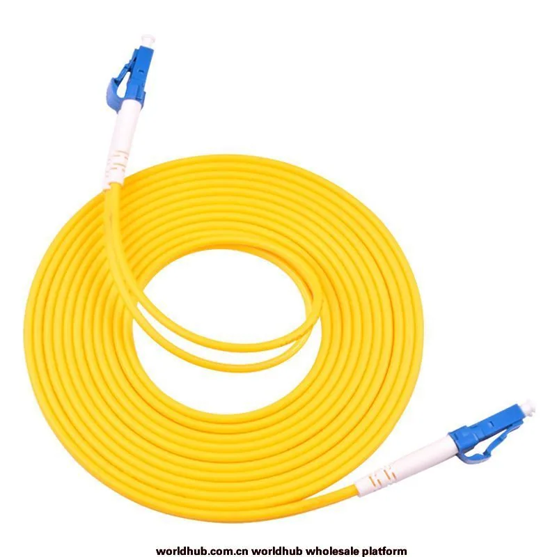 Wholesale 100 Gigabit Fiber Optic Patch Cord LC-LC Single Mode Home Monitoring Fiber Optic Pigtail Patch Cord 1m/3m Optional