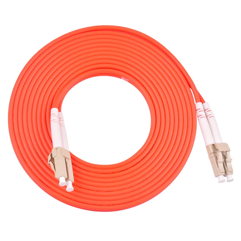 Wholesale Telecom Grade LC Multimode Dual Core Fiber Optic Patch Cord FC/ST/SC Duplex Fiber Optic Pigtail 1m3m5m Optional 2