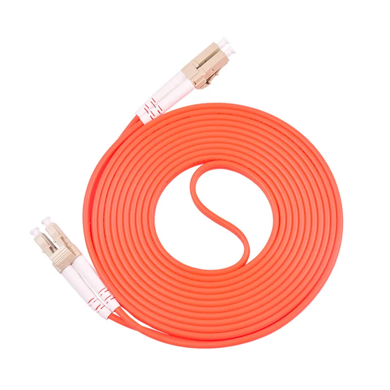 Wholesale Telecom Grade LC Multimode Dual Core Fiber Optic Patch Cord FC/ST/SC Duplex Fiber Optic Pigtail 1m3m5m Optional 6