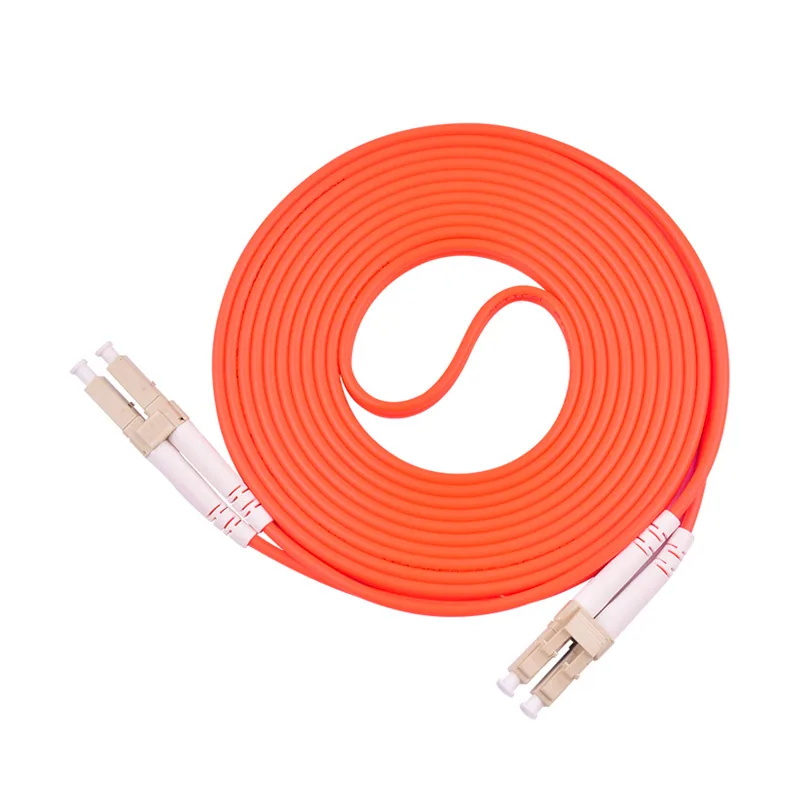 Wholesale Telecom Grade LC Multimode Dual Core Fiber Optic Patch Cord FC/ST/SC Duplex Fiber Optic Pigtail 1m3m5m Optional