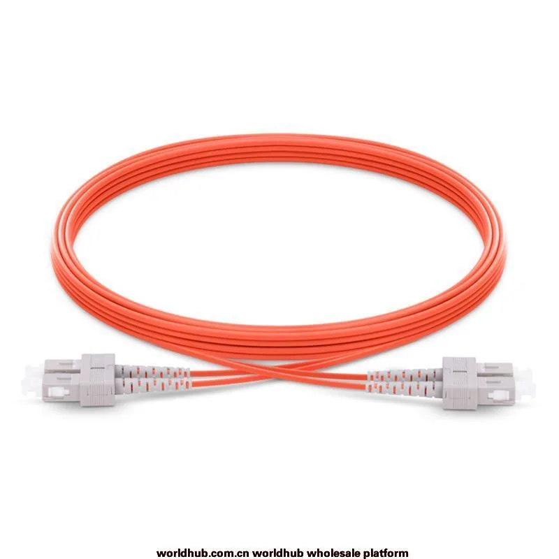 Multimode Fiber Optic Patch Cord SC-SC Multimode Double Core Fusion Pigtail Telecom Grade A 3m Patch Cord Pigtail