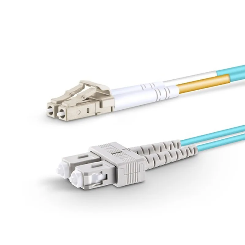 10000 Gigabit Multimode Dual Core OM3 Glasfaser-Patchkabel LC SC optisches Kabel für Telekommunikationsraum Großhandel 1 m3 m5 m optional 6
