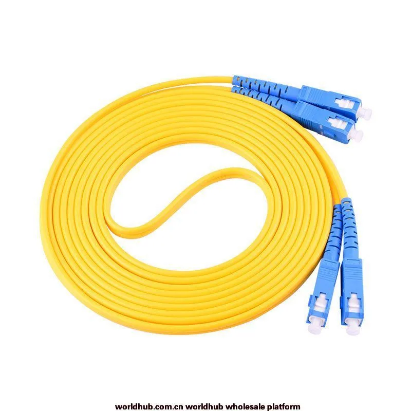 Single-mode double-core fiber optic patch cord SC-SC-UPC wire diameter 3.0mm carrier-grade professional fusion splicing engineer