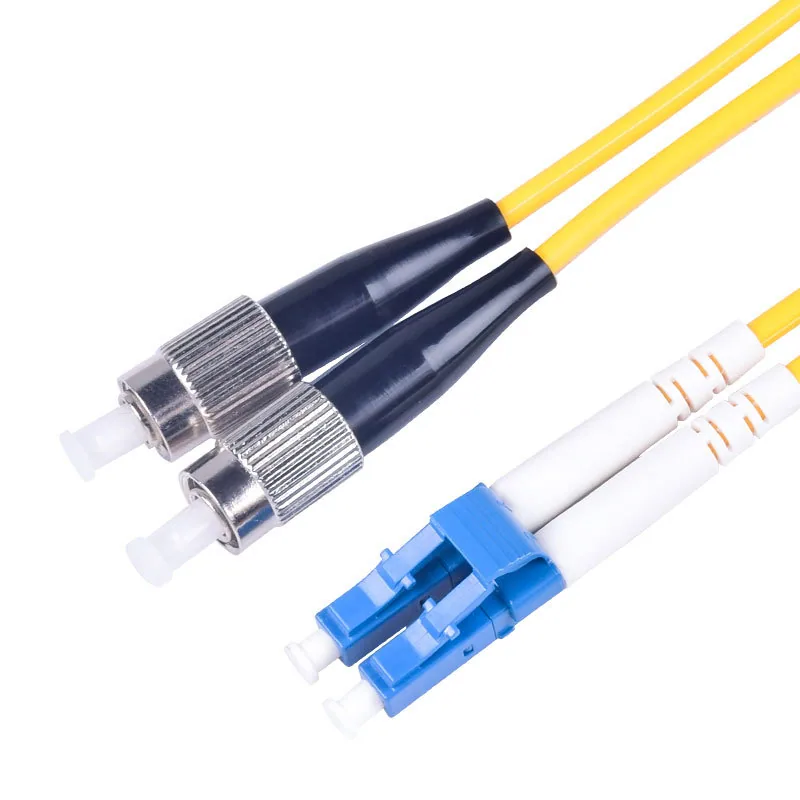 Manufacturer direct supply single-mode dual-core LC-FC fiber optic patch cord Carrier-grade 9/125um armored pigtail patch cord 1 3