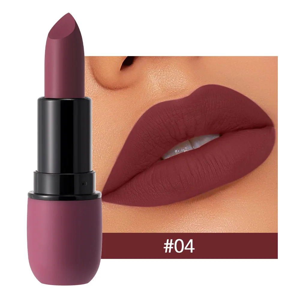 lipstick matte amazon matte lipstick non-stick cup waterproof lipstick set bullet lipstick wholesale 4