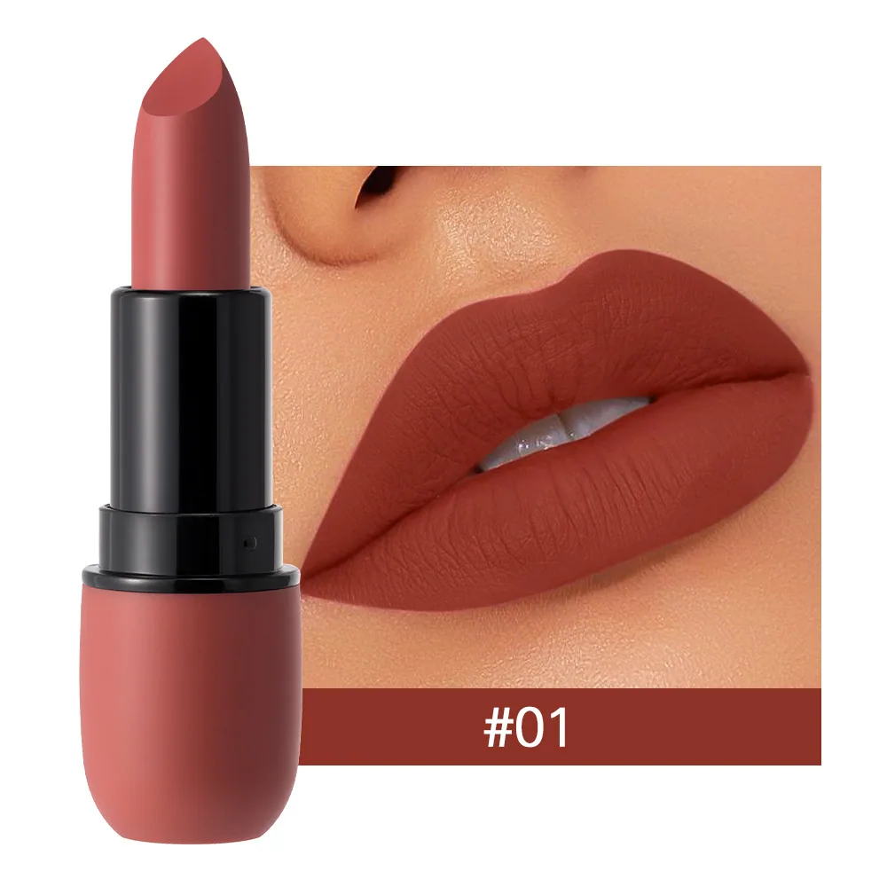 lipstick matte amazon matte lipstick non-stick cup waterproof lipstick set bullet lipstick wholesale