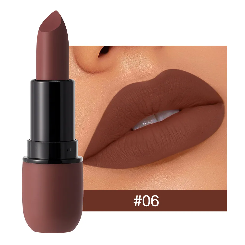lipstick matte amazon matte lipstick non-stick cup waterproof lipstick set bullet lipstick wholesale 6