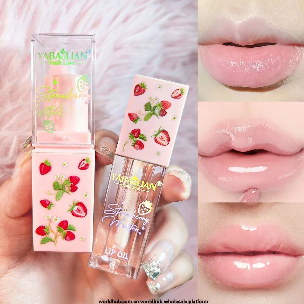 Lipstick 2-in-1 Lip Oil Amazon Popular Lip Oil YABAOLIAN Lip Balm Moisturizing Anti-Cracking Peel Lip Oil