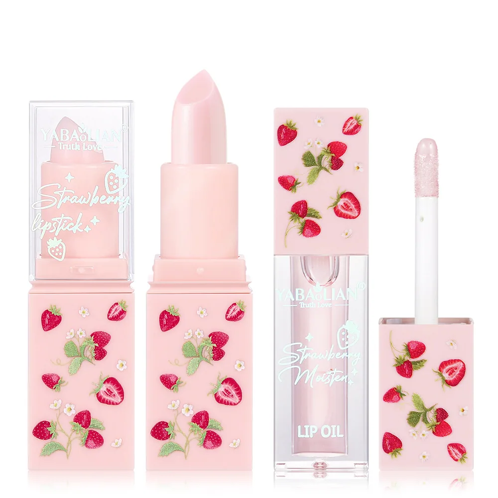 Lipstick 2-in-1 Lip Oil Amazon Popular Lip Oil YABAOLIAN Lip Balm Moisturizing Anti-Cracking Peel Lip Oil 4