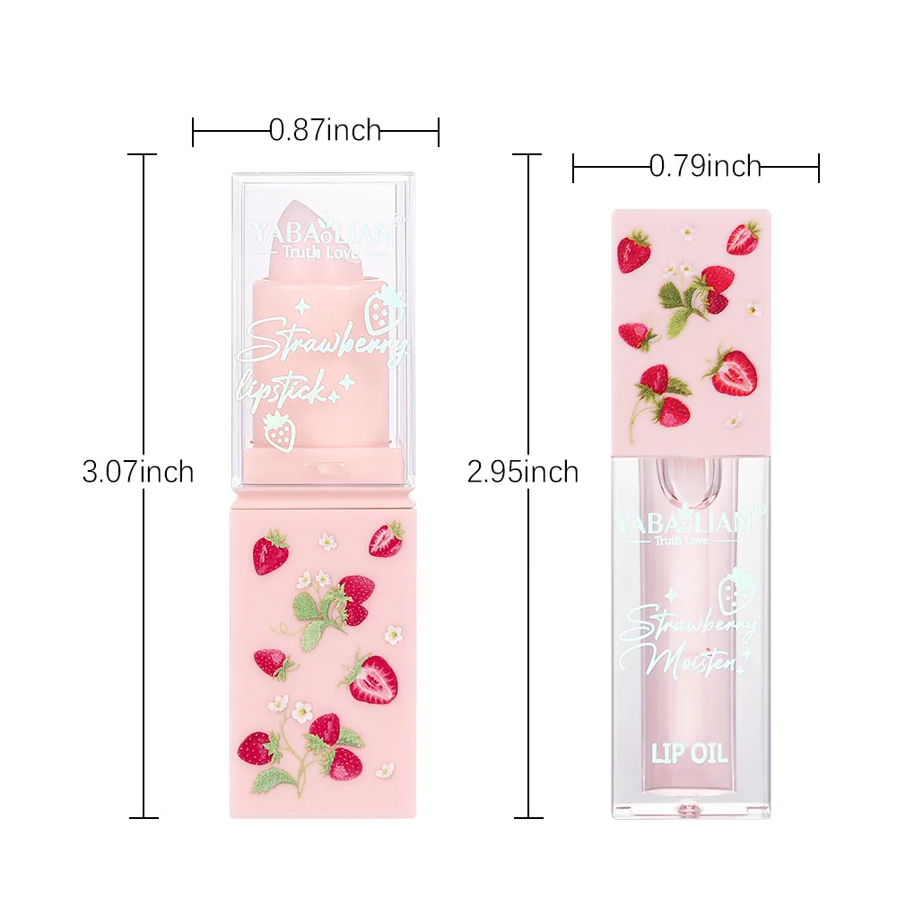 Lipstick 2-in-1 Lip Oil Amazon Popular Lip Oil YABAOLIAN Lip Balm Moisturizing Anti-Cracking Peel Lip Oil 3