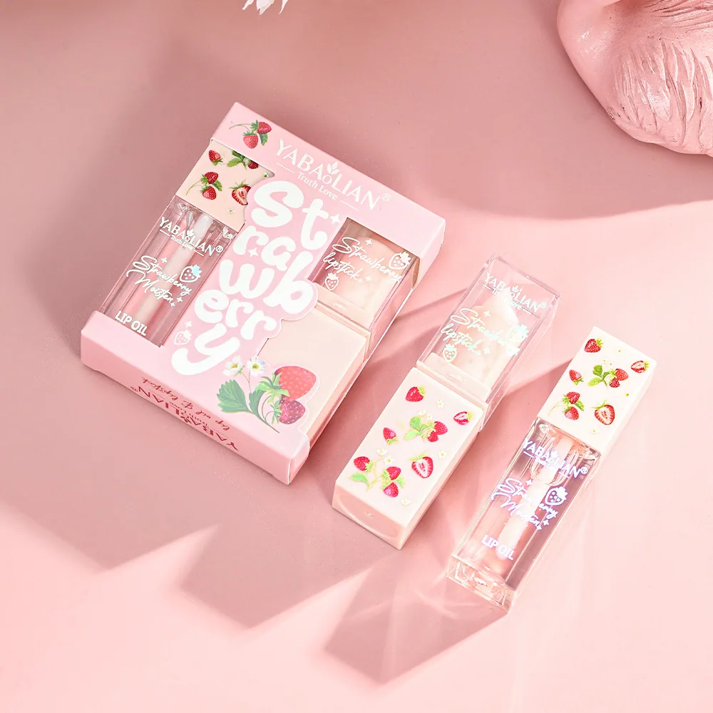 Lipstick 2-in-1 Lip Oil Amazon Popular Lip Oil YABAOLIAN Lip Balm Moisturizing Anti-Cracking Peel Lip Oil 6