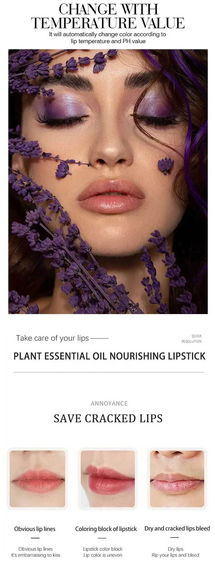 Lip oil lipstick 2-in-1 cross-border makeup wholesale YABAOLIAN avocado lip oil anti-crack moisturizing lipstick 9