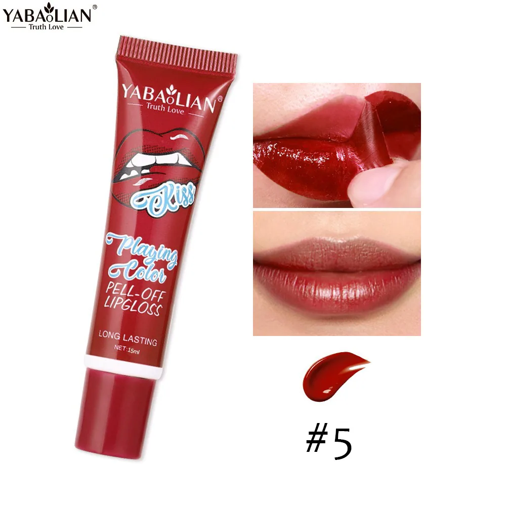 Tear-off lipstick, cross-border explosive moisturizing lip mask, lip gloss, brushed, waterproof, non-fading, non-stick cup, tear 5
