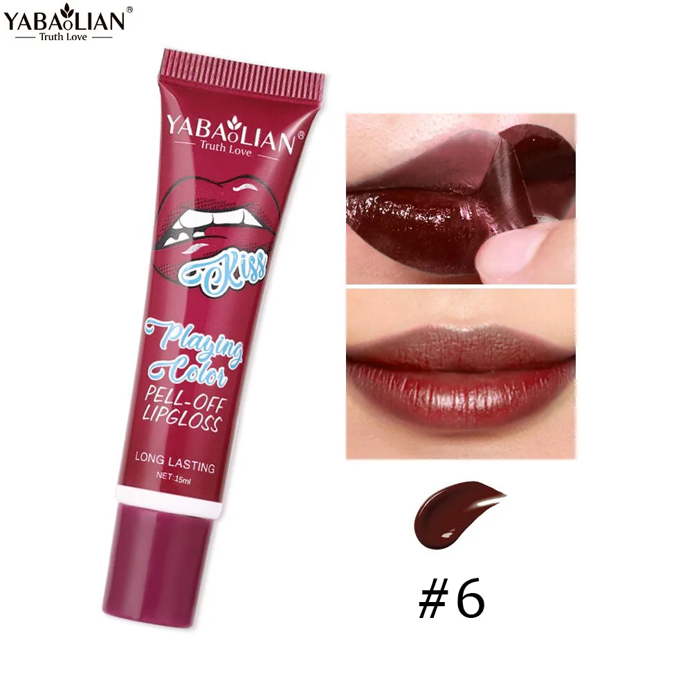 Tear-off lipstick, cross-border explosive moisturizing lip mask, lip gloss, brushed, waterproof, non-fading, non-stick cup, tear 6