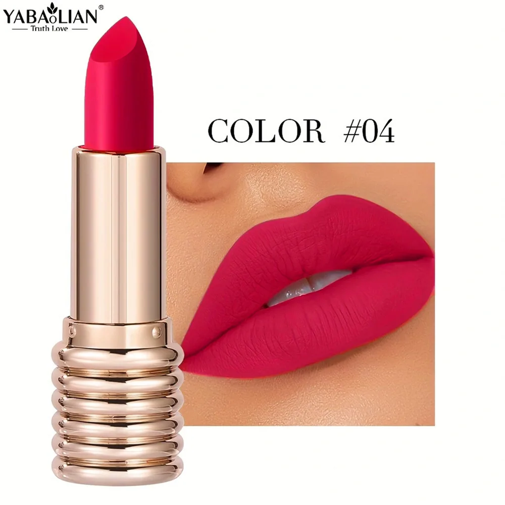 Matte lipstick, AliExpress explosive yabaolian long-lasting color retention, waterproof lipstick, matte velvet lip gloss, lipsti 4