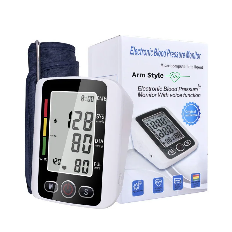 Arm Type Cross Border Electronic Blood Pressure Monitor Measurement Home Electronic Blood Pressure Meter Automatic Arm Blood