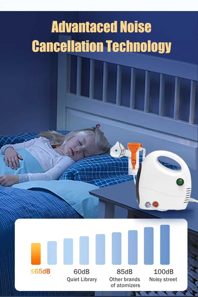 Medical Household Nebulizer Air Compression Phlegm Relieving Cough and Lung Clearing Adult Children's Nebulizer Home Small 12