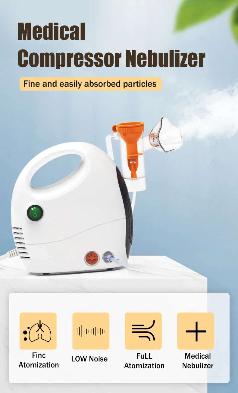 Medical Household Nebulizer Air Compression Phlegm Relieving Cough and Lung Clearing Adult Children's Nebulizer Home Small 15