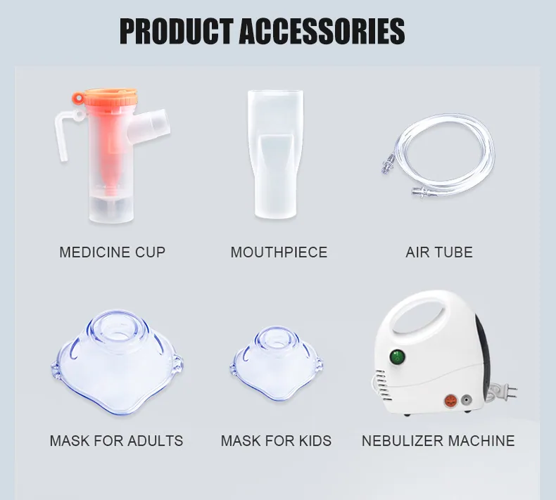 Medical Household Nebulizer Air Compression Phlegm Relieving Cough and Lung Clearing Adult Children's Nebulizer Home Small 16