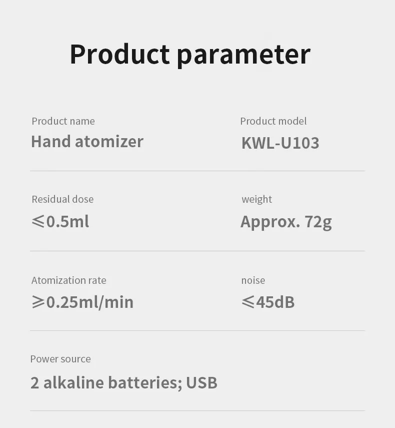 Household atomizer portable micromesh handheld atomizer household small mask special atomizer cross-border foreign trade 18