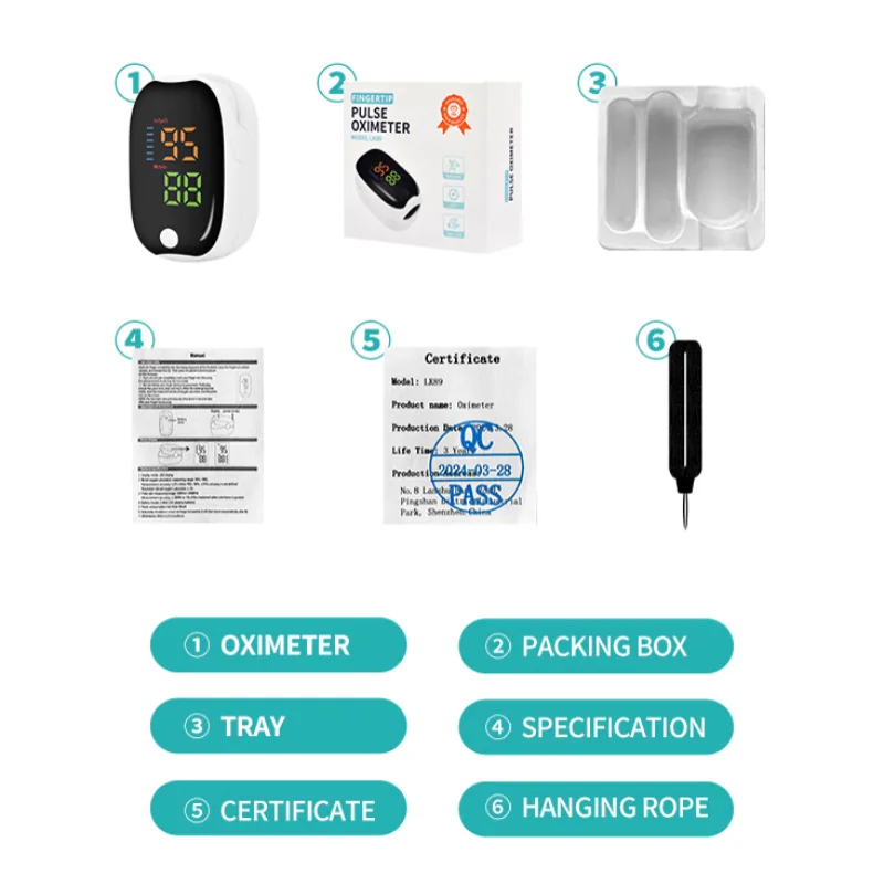 Oximeter finger clip medical oxygen saturation heart rate detection home finger pulse oximeter pulse 4