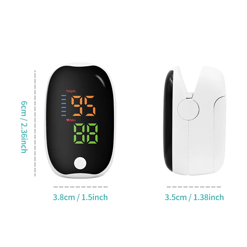 Oximeter finger clip medical oxygen saturation heart rate detection home finger pulse oximeter pulse 2