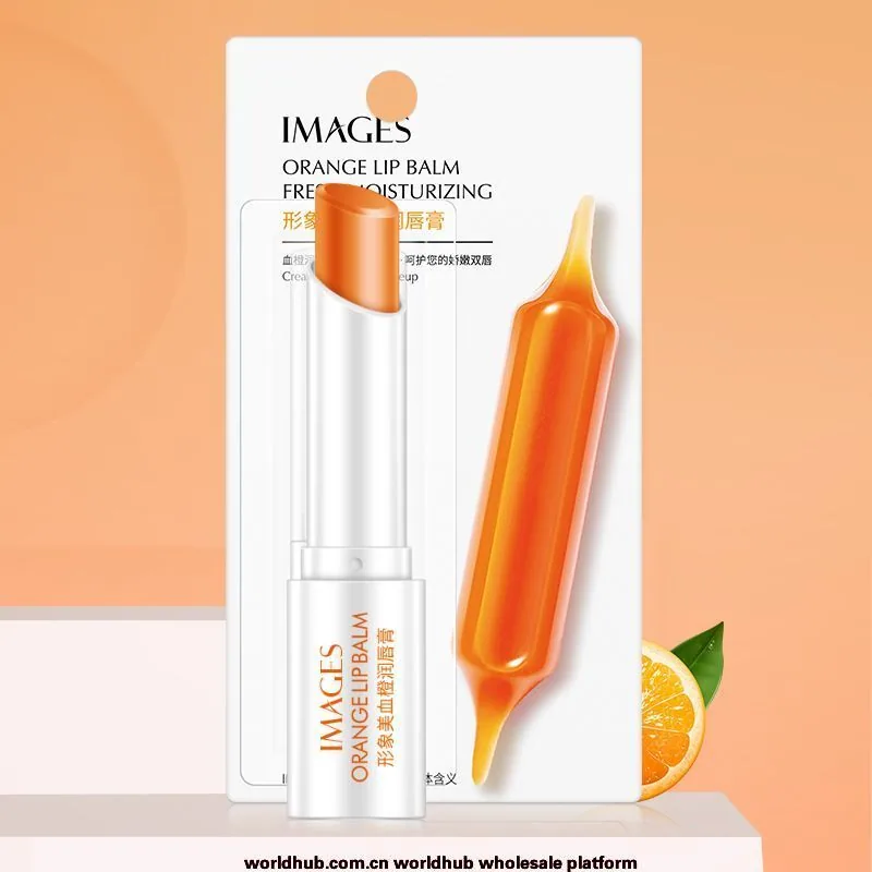 Image blood orange lip balm hydrating moisturizing lipstick lighten lip lines anti-chappe lipstick beauty wholesale