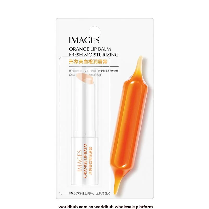 Image blood orange lip balm hydrating moisturizing lipstick lighten lip lines anti-chappe lipstick beauty wholesale 2