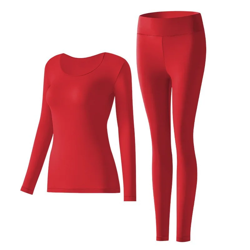 Invisible ultra-thin heating energy skin beautification clothes autumn and winter thermal underwear high-elasticity autumn cl