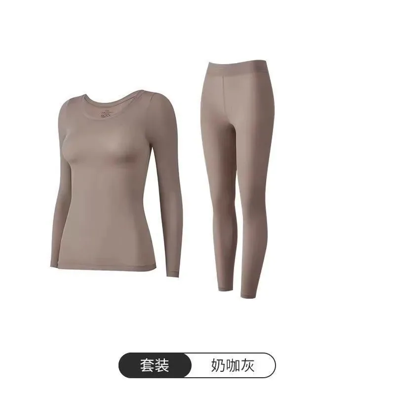 Invisible ultra-thin heating energy skin beautification clothes autumn and winter thermal underwear high-elasticity autumn cloth 5