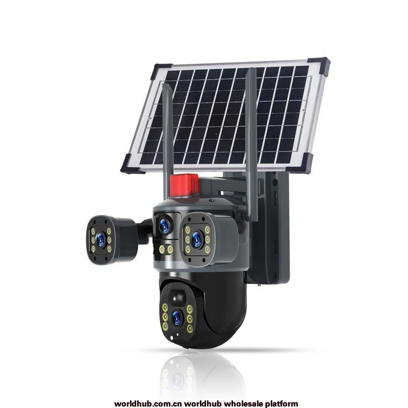 pyramid no electricity and no net solar camera farm fish pond HD monitoring factory wholesale