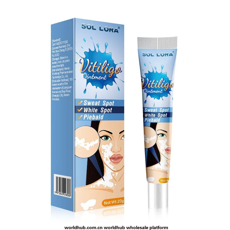 SOL LORA Cross-border Pieplaque Care Health Balm White Spot Cleansing Ointment Spot Sweat Spot Vitiligo Skin Topical Cream 6