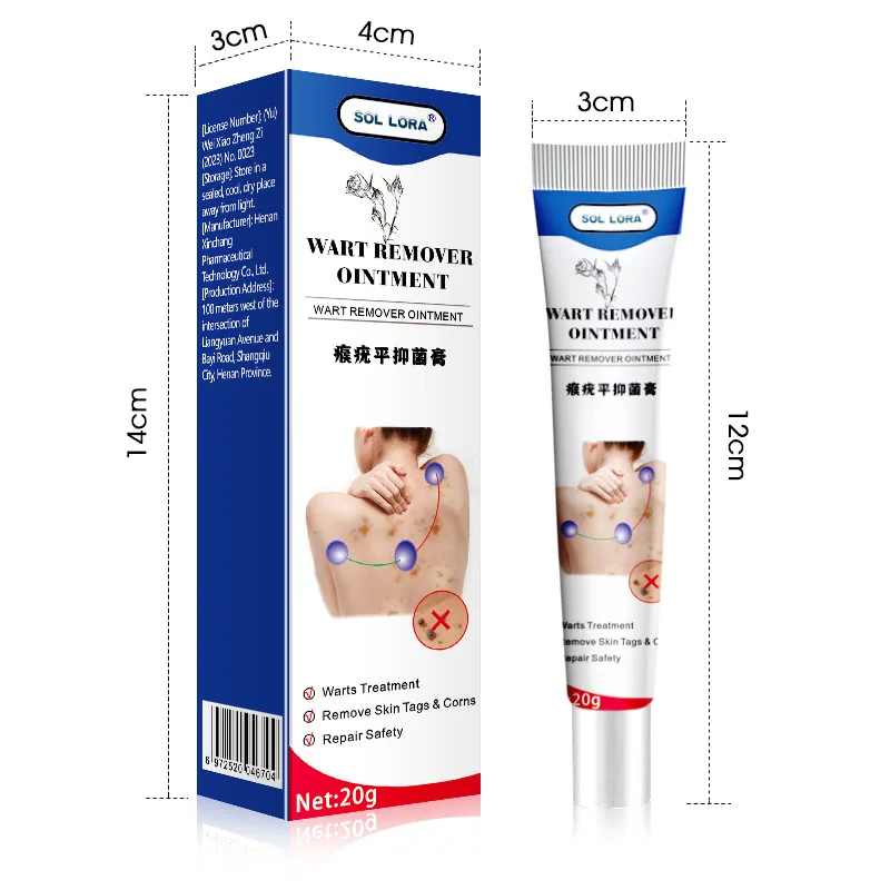 SOL LORA Cross-border Amazon AliExpress Wart Removal Cream Wart Flat Wart Removal Filament Wart Cream Corn Eye Mole Cream 8