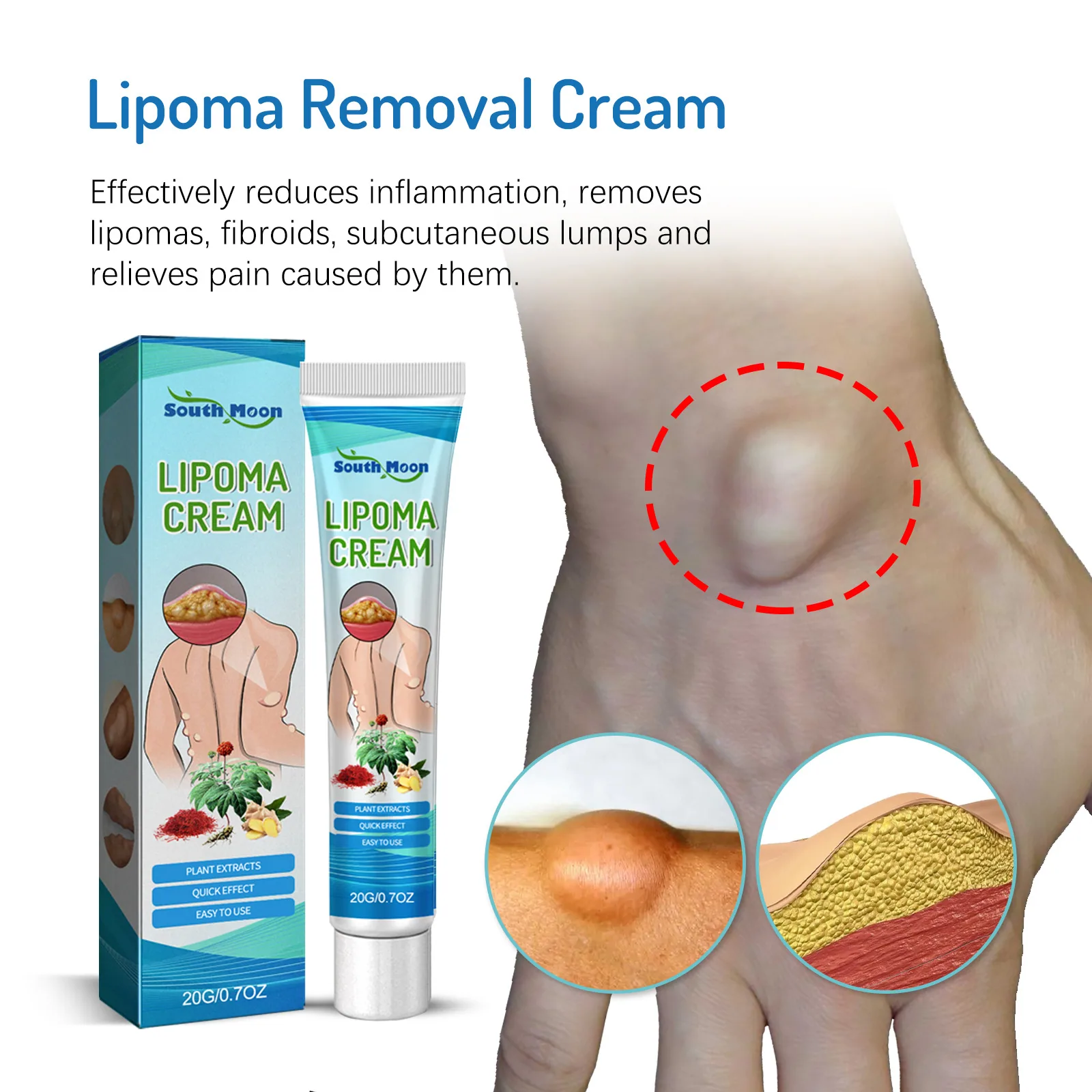 South Moon Body Care Balm Gentle daily nourishment and leg repair balm to relieve body discomfort 15