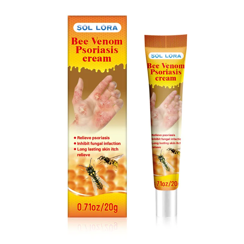SOL LORA cross-border Amazon explosive bee venom relieves skin itching and repairs hand and foot moss skin repair cream 4